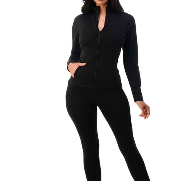 Two Piece Active Leggings Set - Picture 1 of 16